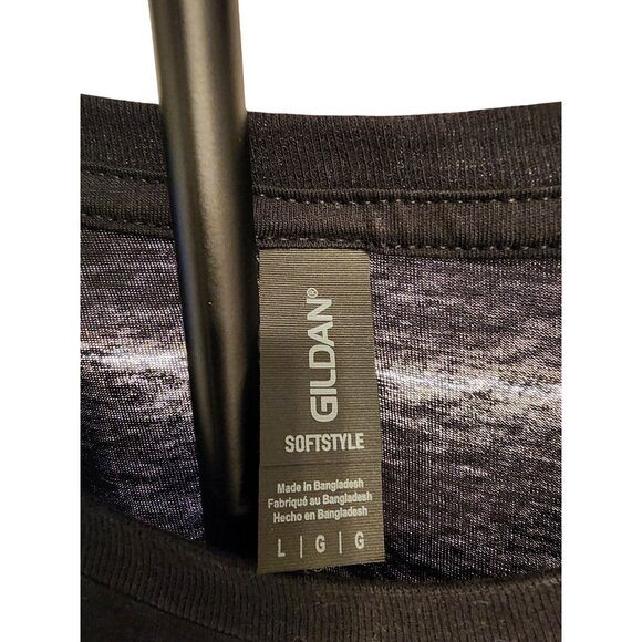 Cozy Seasonal Latte Lovers Large Pumpkin Spice Coffee Graphic Tee Black - Picture 3 of 6